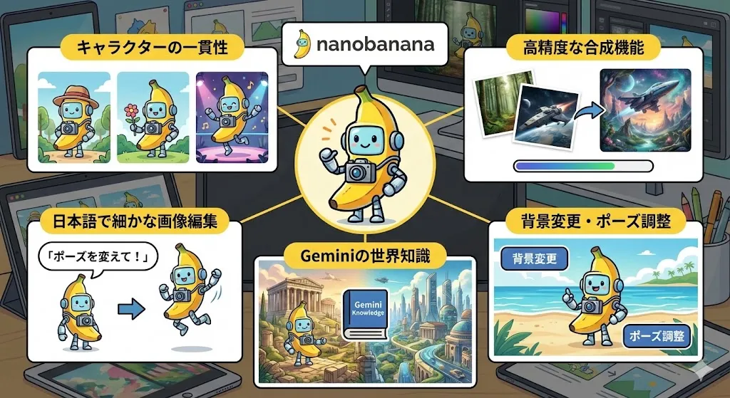 ナノバナナnanobananaの特徴